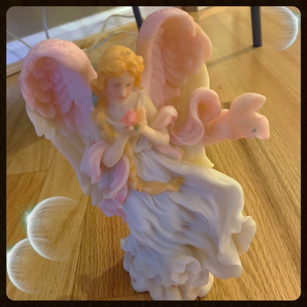 ANGEL WITH ROSE